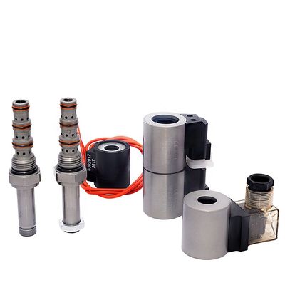 Hydraforce 3 Pozisyon 4 Way Spool Solenoid Valve Çift Bobin