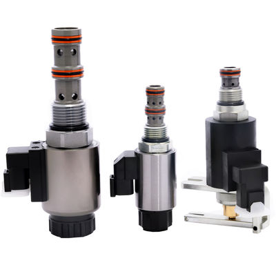 KSP08-28S-0-N Yağ Yönlü Proporsiyonel Solenoid Valf Fileri Elektromanyetik Sürücü