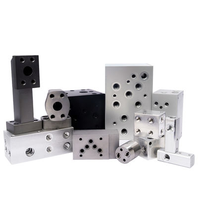 Alüminyum Valf Bedenli Özel Solenoid Hidrolik Valf Manifoldları