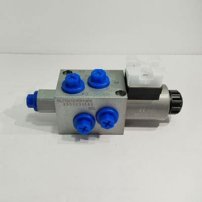 Hidrolik Elektrik Açık Kapalı Solenoid Valf 2 Pozisyon 6 Yolu Çelik Demir Vücut