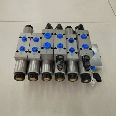 Özel valf manifoldları OEM / ODM Hidrolik Valf Manifoldları Solenoid Proporsiyonel Valf Grubu